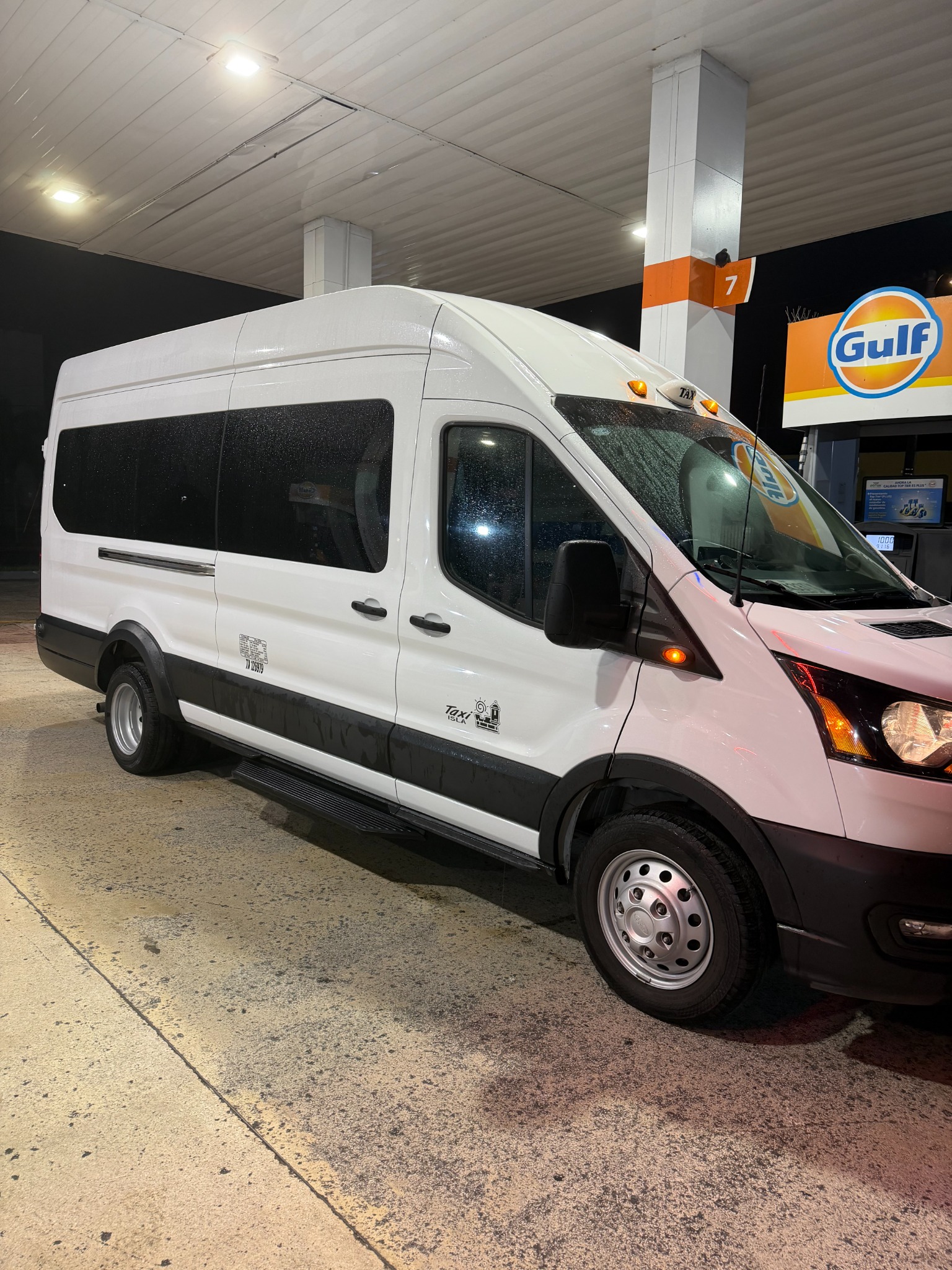 Our Ford Transit passenger van for private taxi reservations